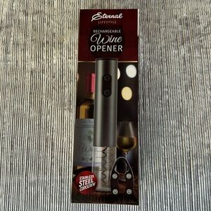 Brand new Eternal Lifestyle electric rechargeable wine opener